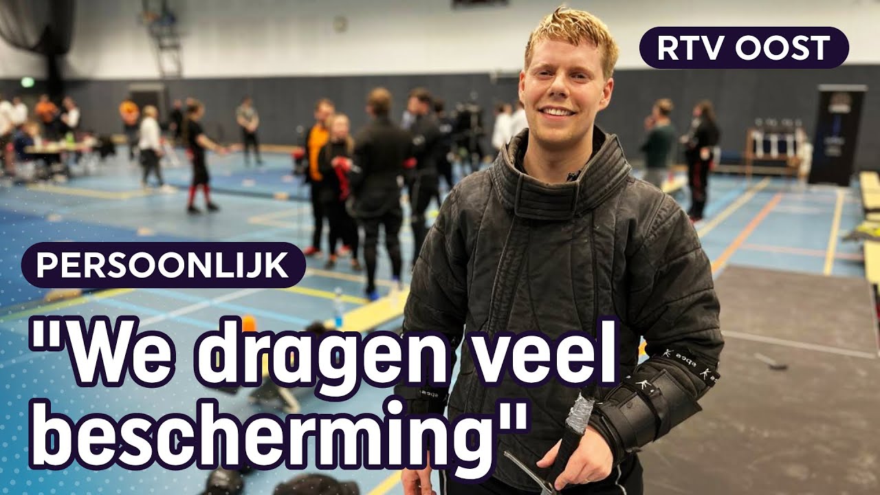 Zwaardvechten zoals in de Middeleeuwen: William doet het | RTV Oost