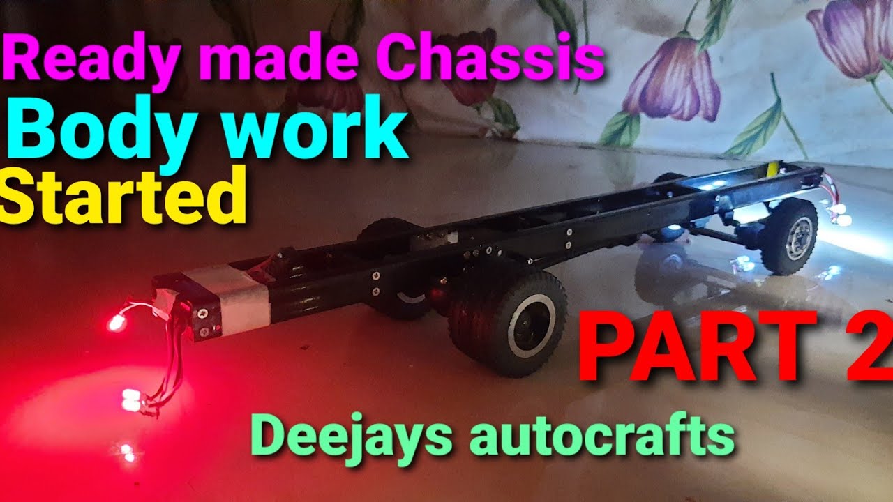 Miniature model making - Ready made chassis(body work) Part 2
