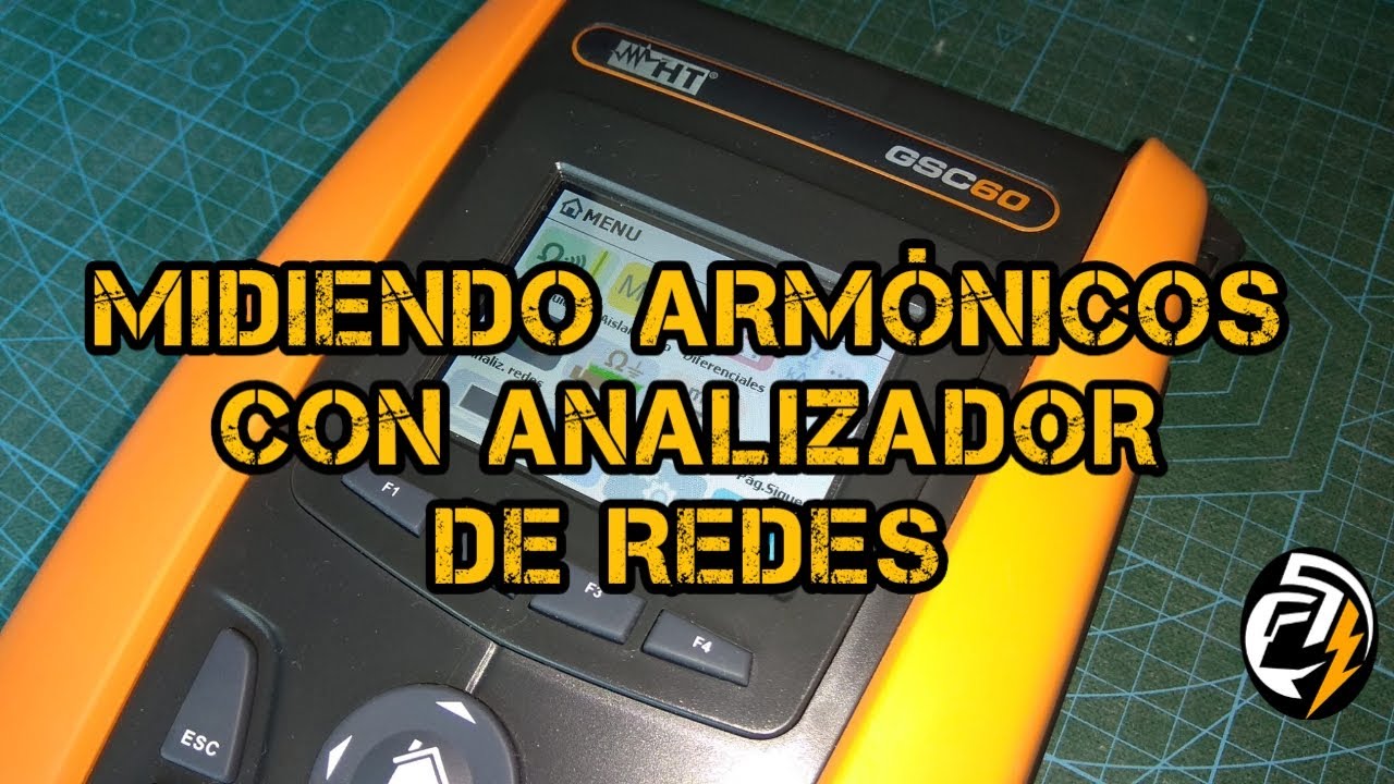 MIDIENDO ARMÓNICOS CON ANALIZADOR DE REDES