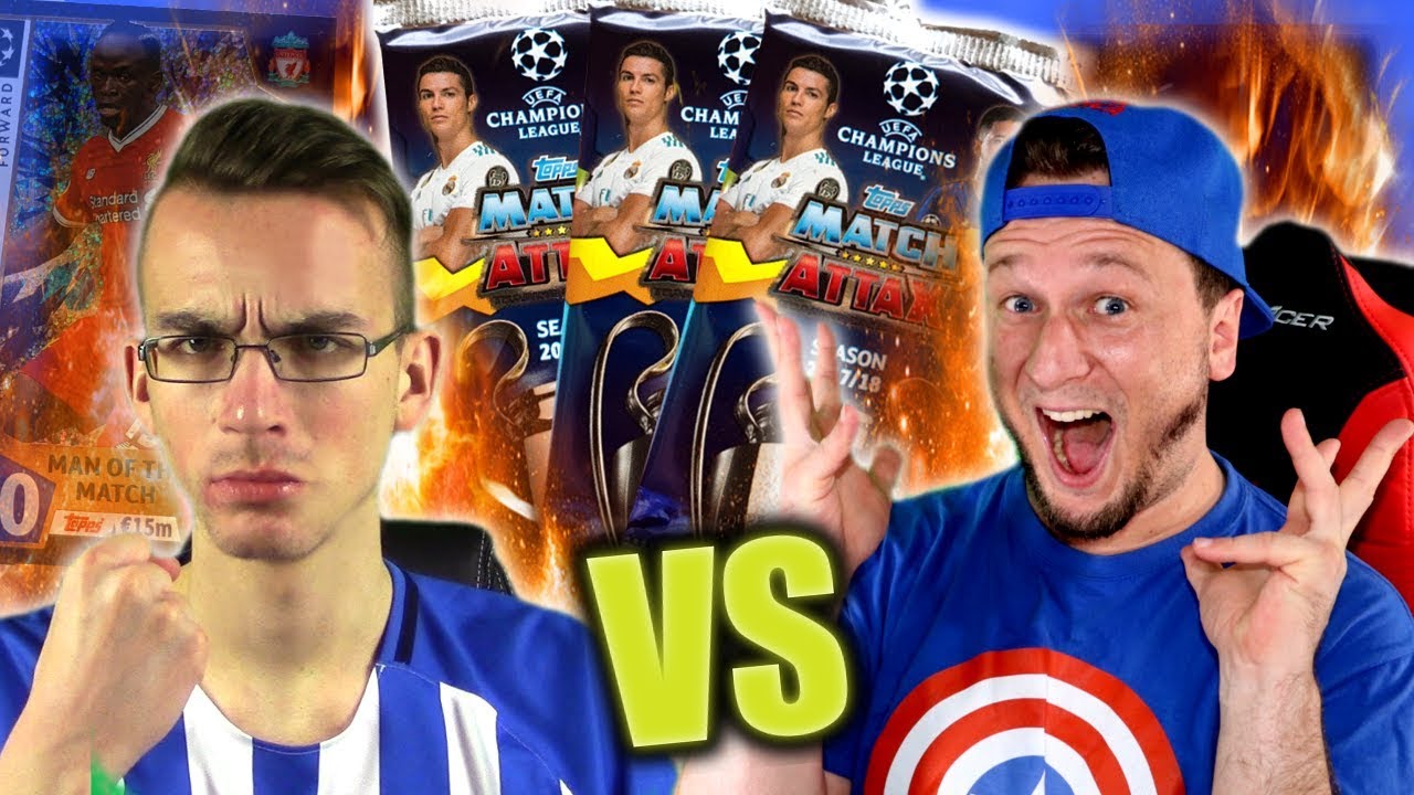 MATCH ATTAX 17/18 Champions League PACK & PLAY vs BenMasterful