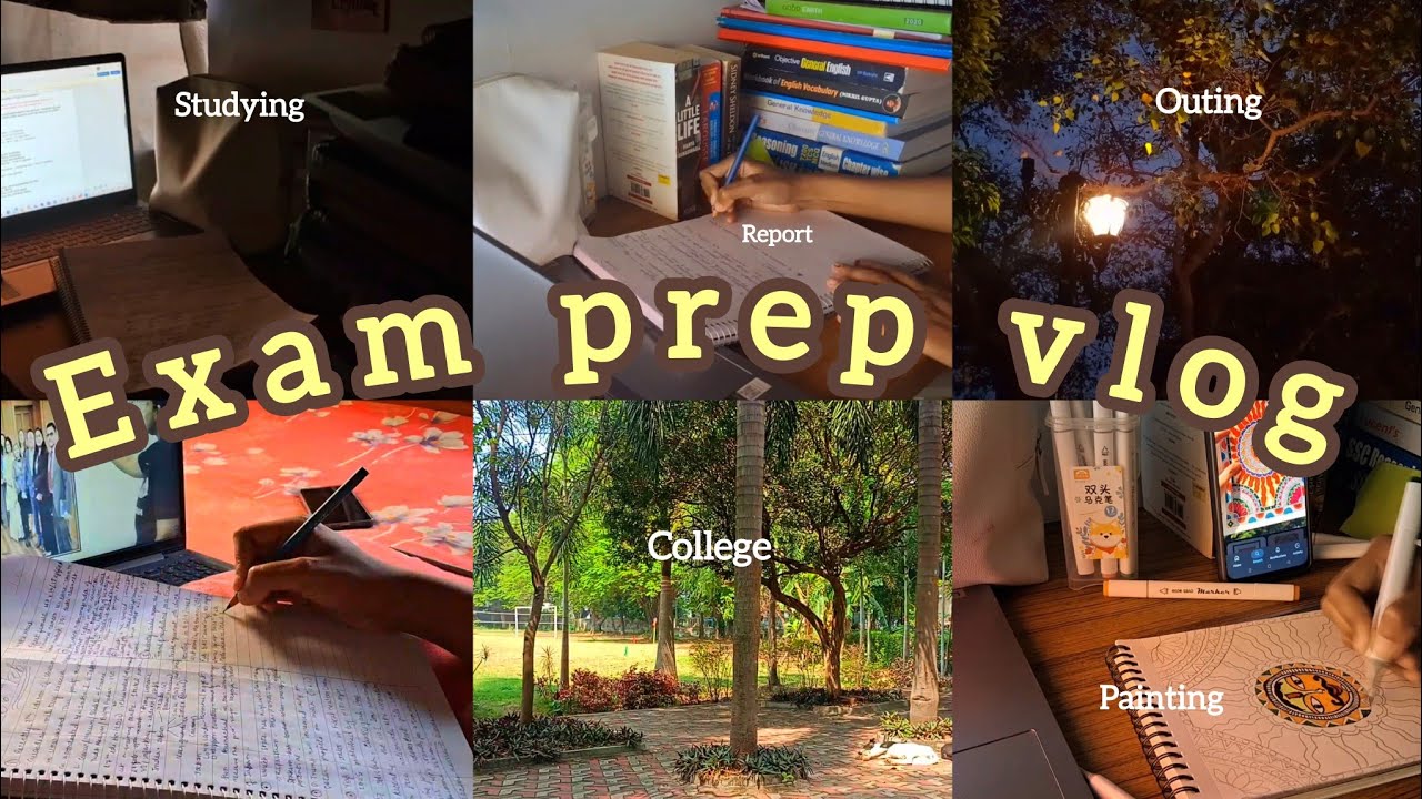 📚 Exam preparation vlog 🍒🦩|| 🪷Motivation|| Life in India 🪷||Painting 🎨