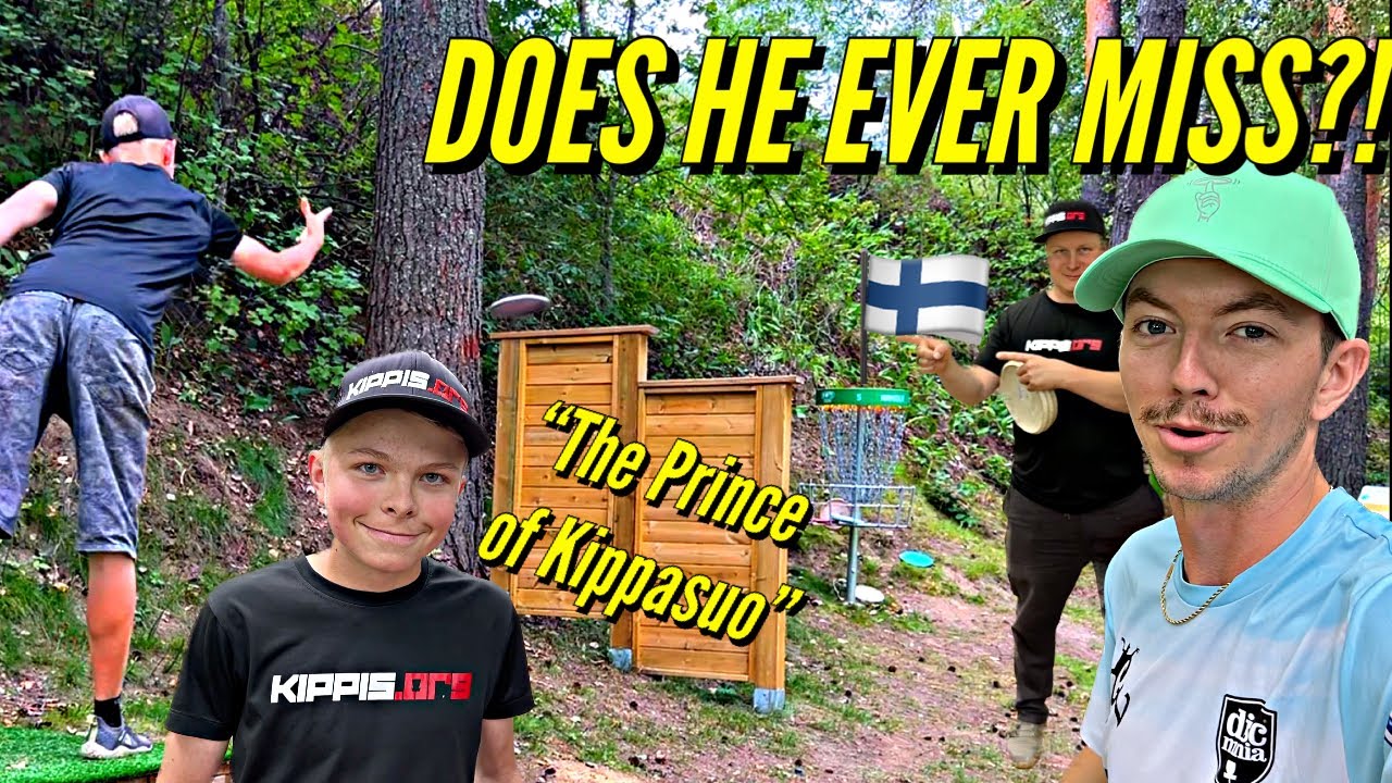 THIS KID IS ABSOLUTELY CRACKED AT PUTTING. (🇫🇮Finland Vlog🇫🇮)