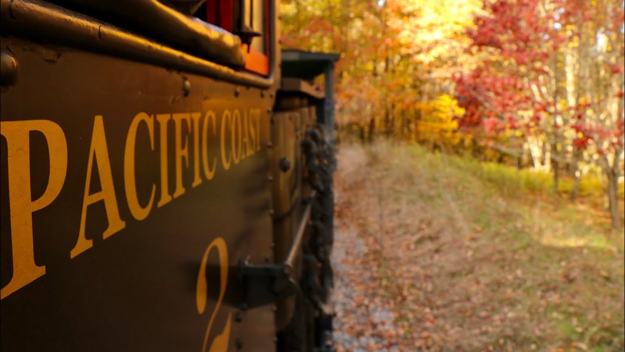 Shay Cab Riding in Fall Colors: Cass Scenic #2 Return from Bald Knob