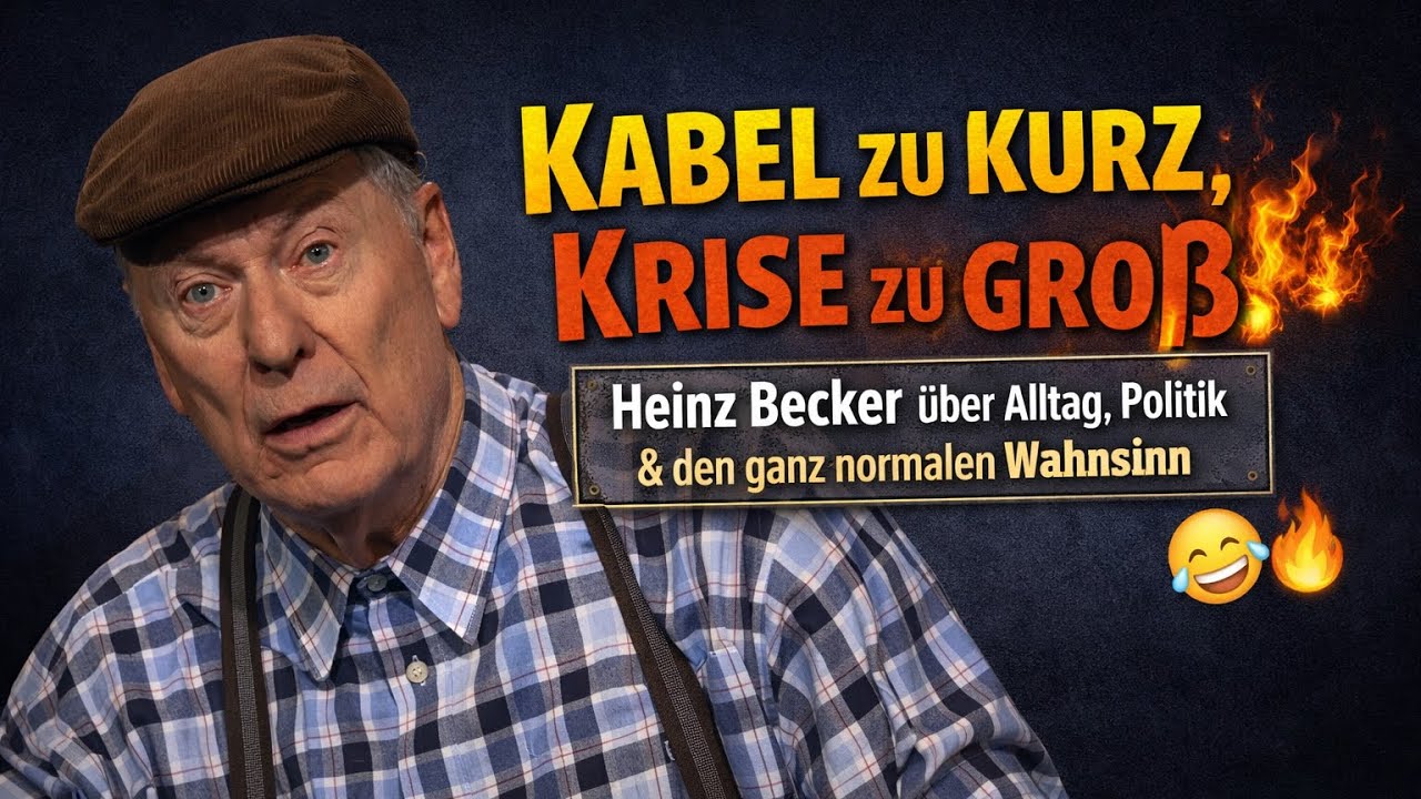 „Kabel zu kurz, Krise zu groß – Heinz Becker über Alltag, Politik & den ganz normalen Wahnsinn“ 😂🔥