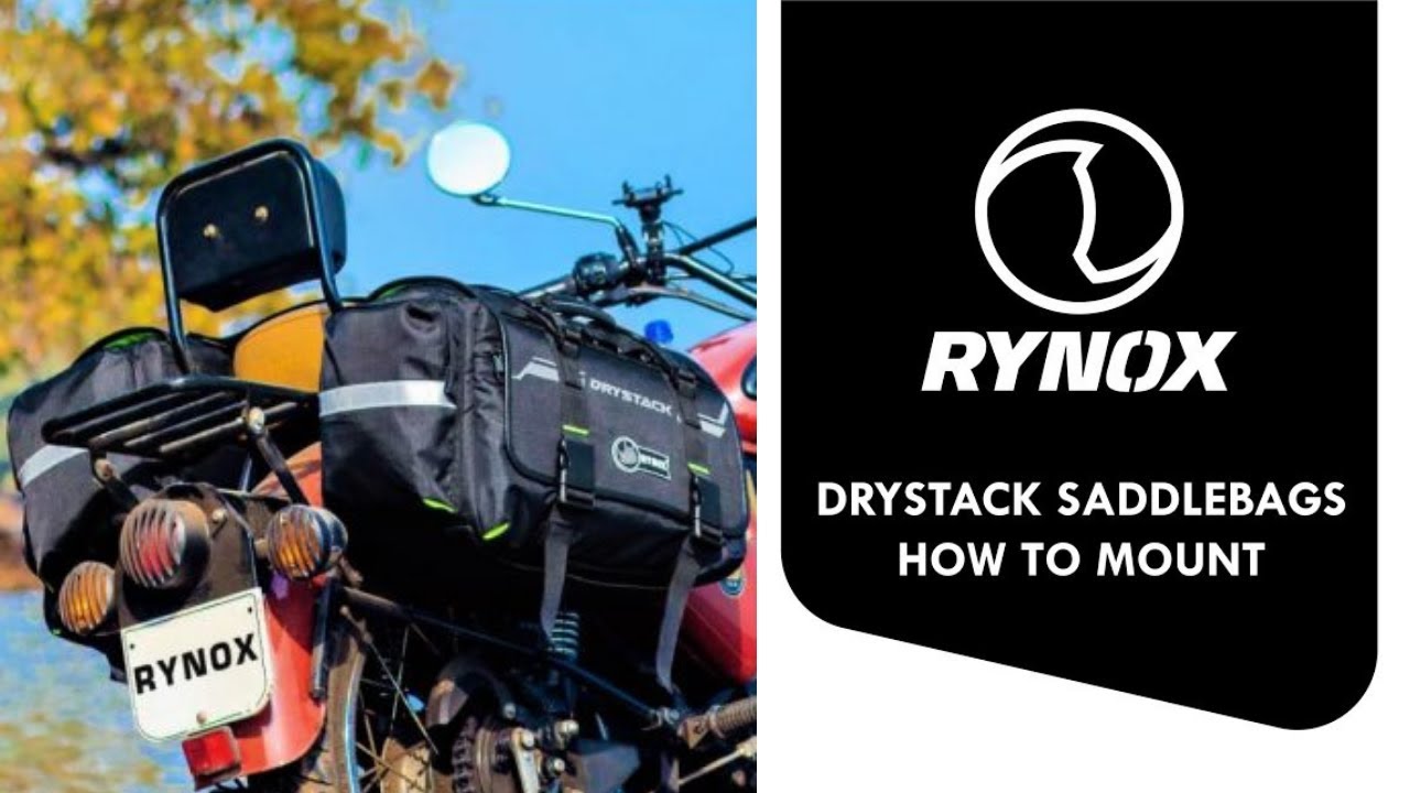 Как установить кофры на мотоцикл I Мотосумки Rynox Drystack I Royal Enfield I #rynox