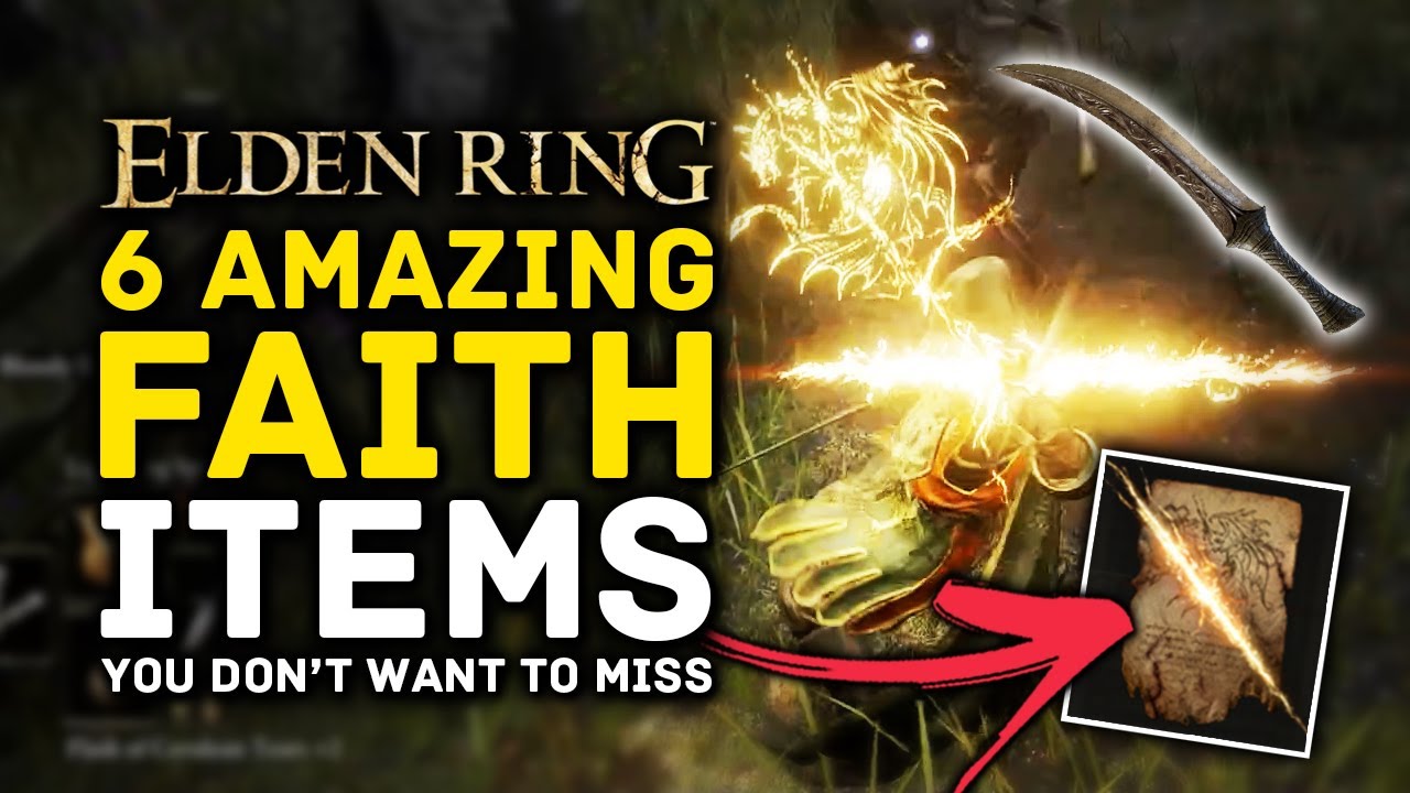 Elden Ring | 6 потрясающих предметов ВЕРЫ, которые вы не захотите пропустить! Заклинания, оружие,...