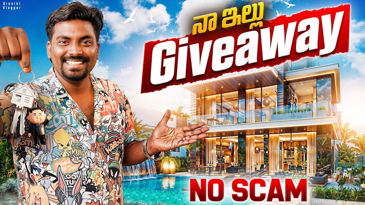 My 16Crore Luxury House GIVEAWAY | Kranthi Vlogger