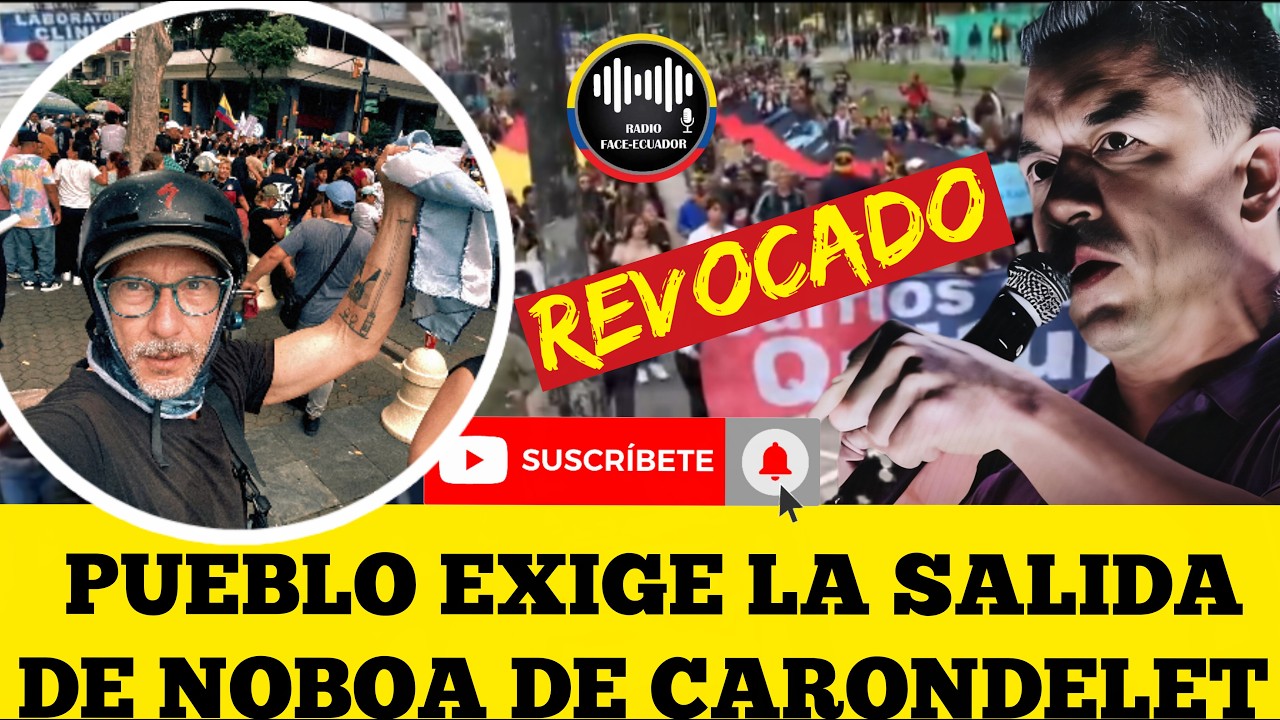 DANIEL NOBOA CRECE EL RECHAZO NACIONAL Y EL PUEBLO EXIGE SU SALIDA DE CARONDELET NOTICIAS ECUADOR