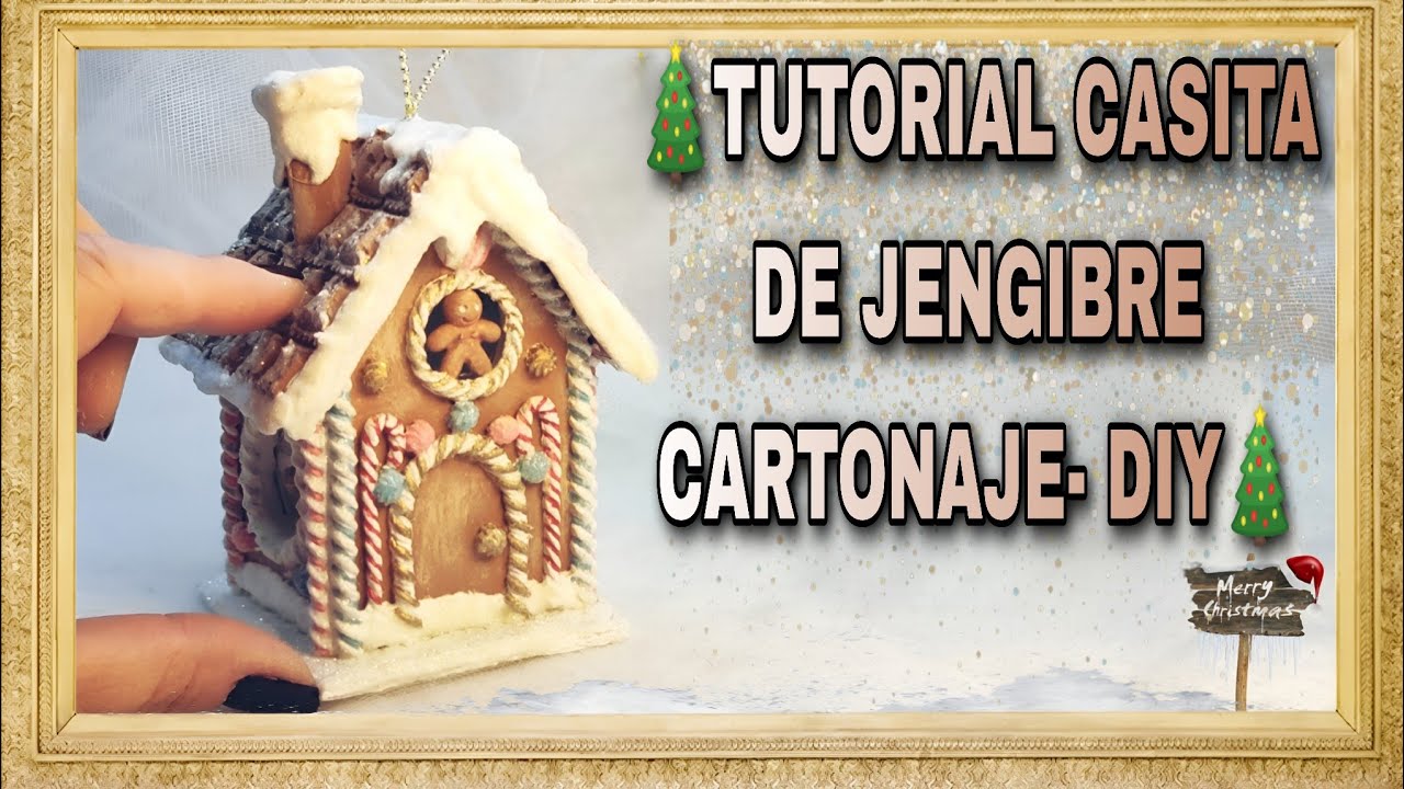 TUTORIAL-DIY ¿HECHA CON CARTÓN? NO CREERÁS LO FÁCIL QUE ES 😍✨#diy #navidad #christmas  #tutorial