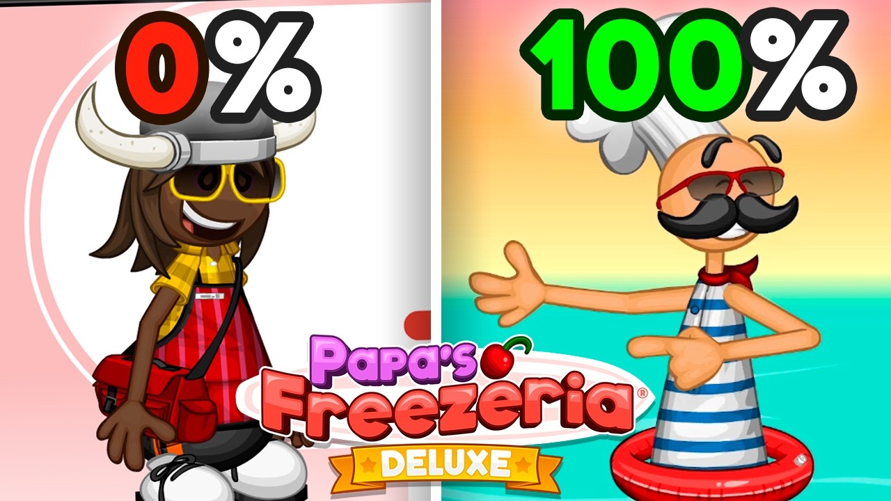 Я ПРОШЕЛ Papa's Freezeria Deluxe на 100%