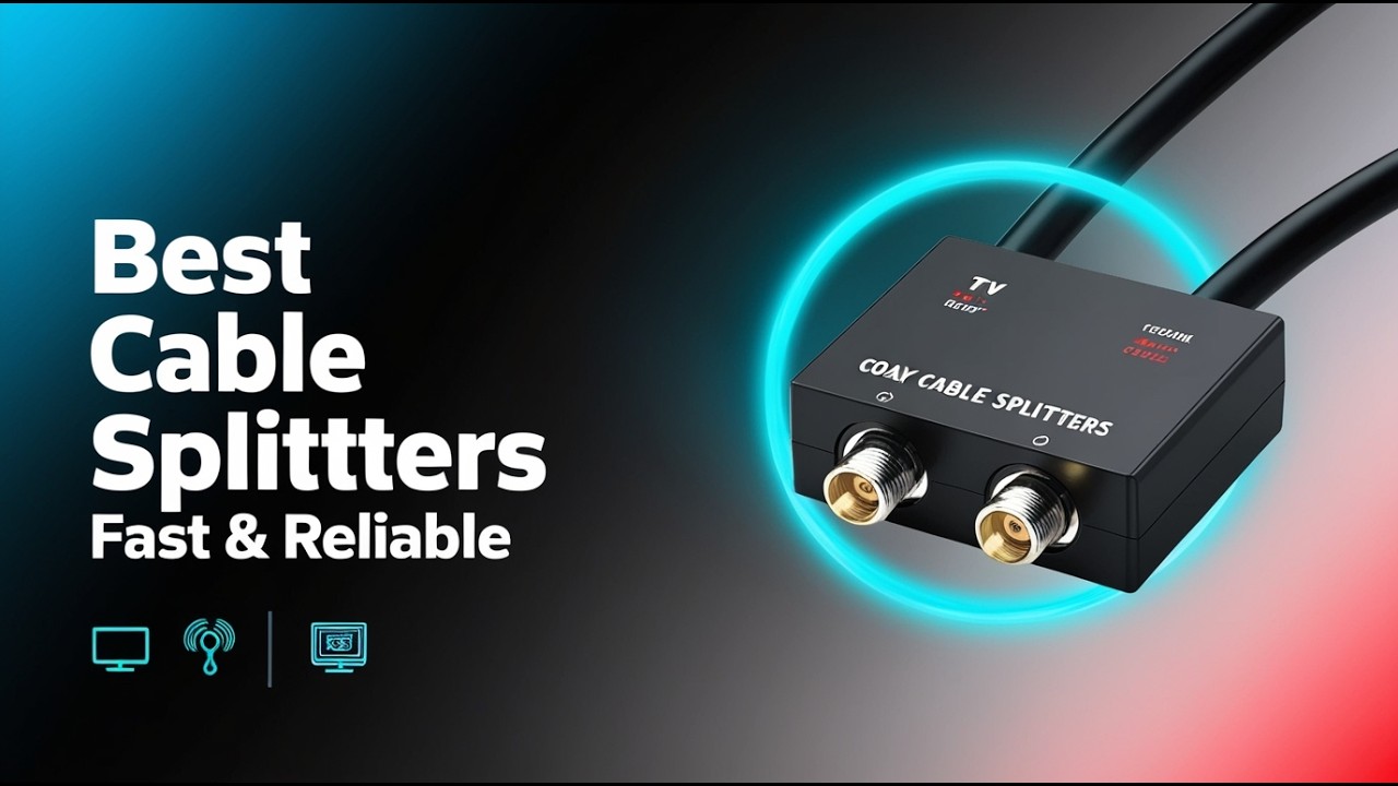 5 Best Cable Splitters for Internet & TV | Fast & Reliable