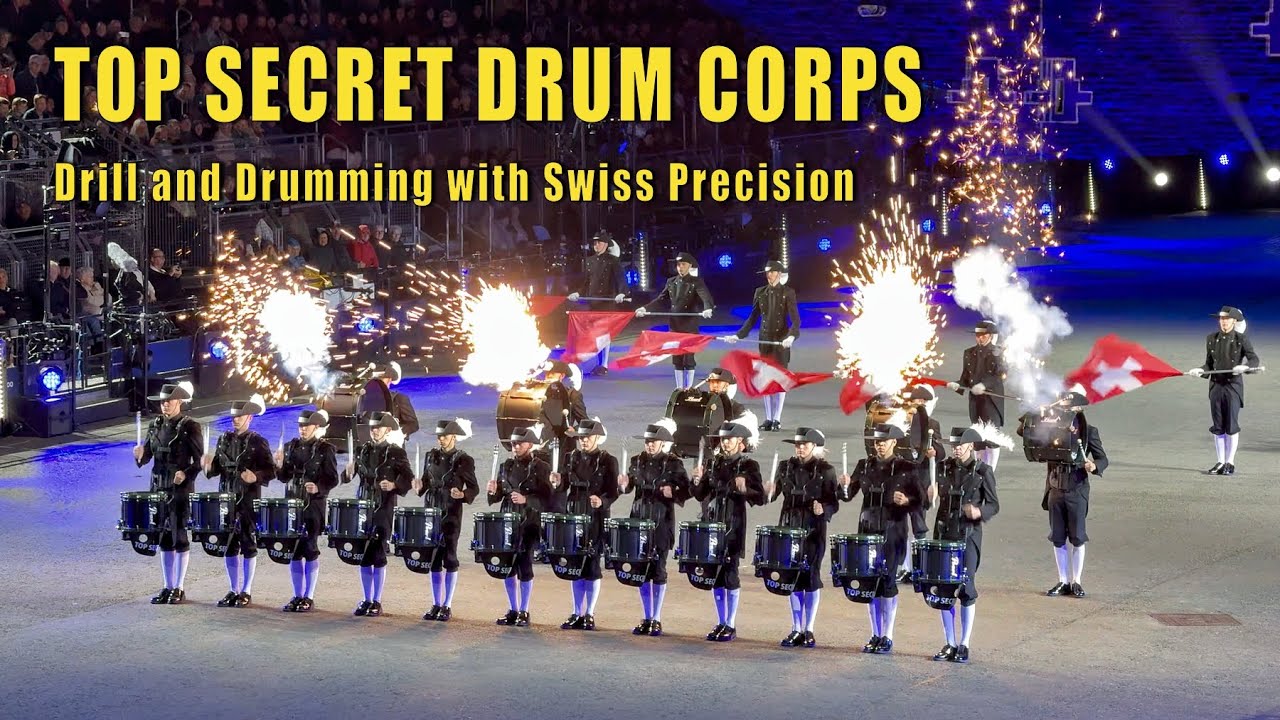 Top Secret Drum Corps - Drill and Drumming with Swiss Precision  4K