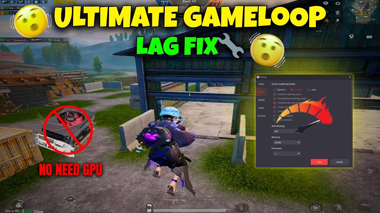 🔧Ultimate Gameloop Lag Fix For Low End Pc 2025