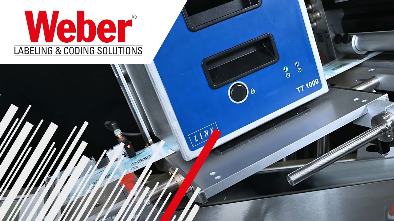 Alpha HSM with thermal transfer printer | Weber Marking Systems