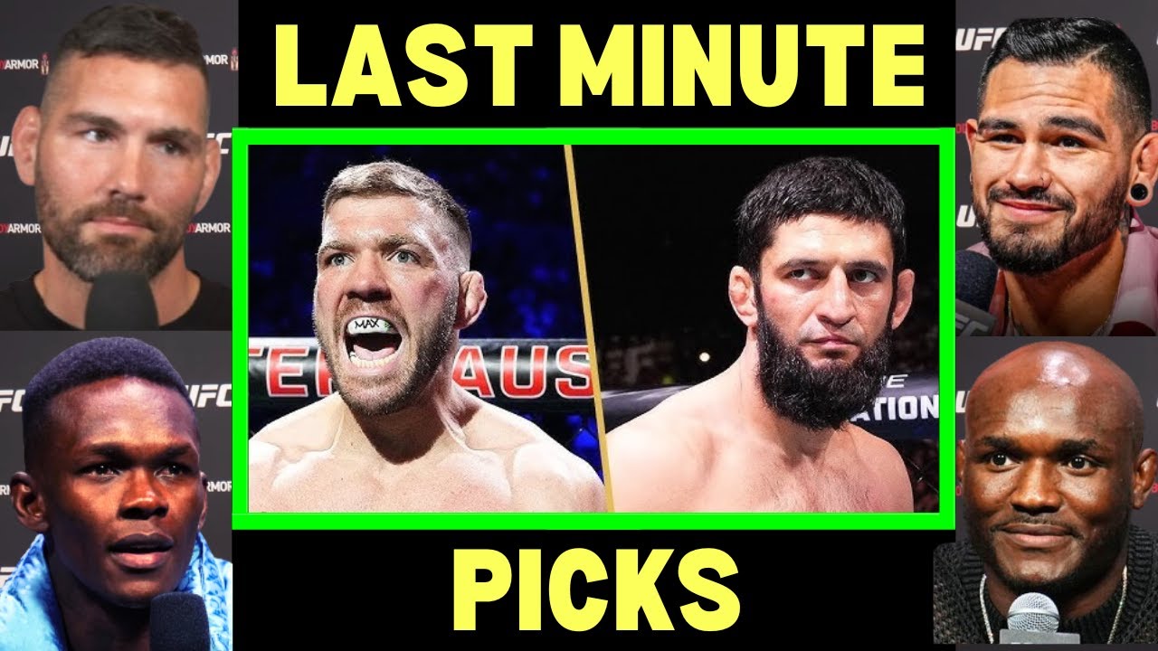 UFC Fighters 'Final Predictions' for Khamzat Chimaev vs Dricus Du Plessis | UFC 319