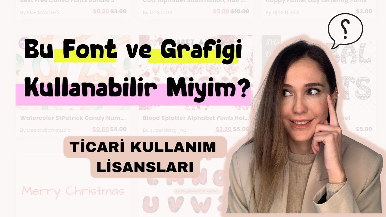 Font ve Grafiklerin Ticari Kullanım Lisanslarını Kontrol Etme | Ücretsiz Font ve Grafikler