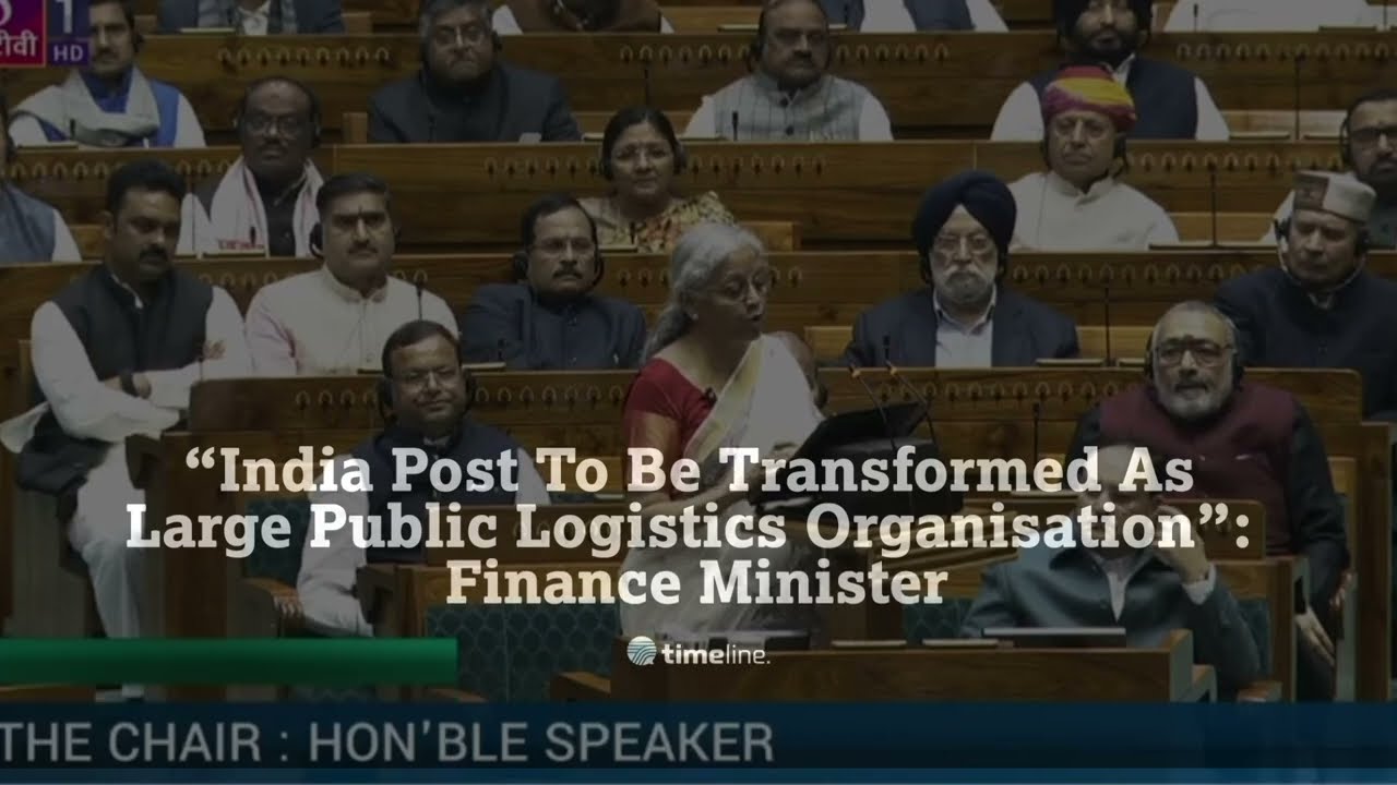 India Post To Be Transformed As Large Public Logistics Organisation Finance Minister
