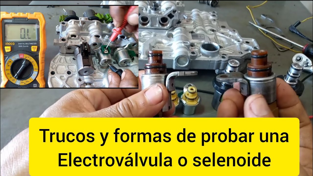 🕵️DATOS y TRUCOS la mejor forma de probar un selenoide o electroválvula !!opina☝️mazda 4f27e fnr5