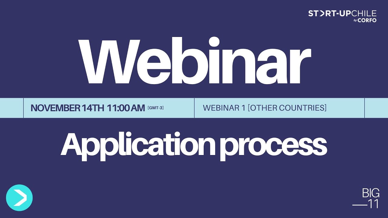 Webinar 1 - BIG 11 Application process [Foreign Entrepreneurs]