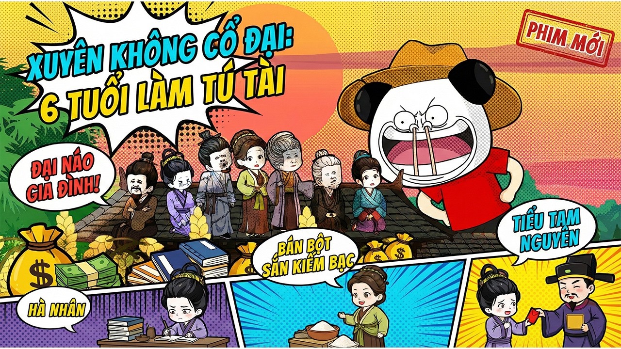 《Phim Mới》Hà Nhân Tú Tài Báo Đời 6 Tuổi | Hà Nhân Xuyên Không
