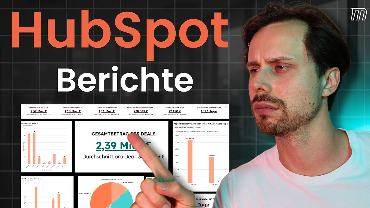 HubSpot Berichte erstellen - komplette Anleitung | Vorlage