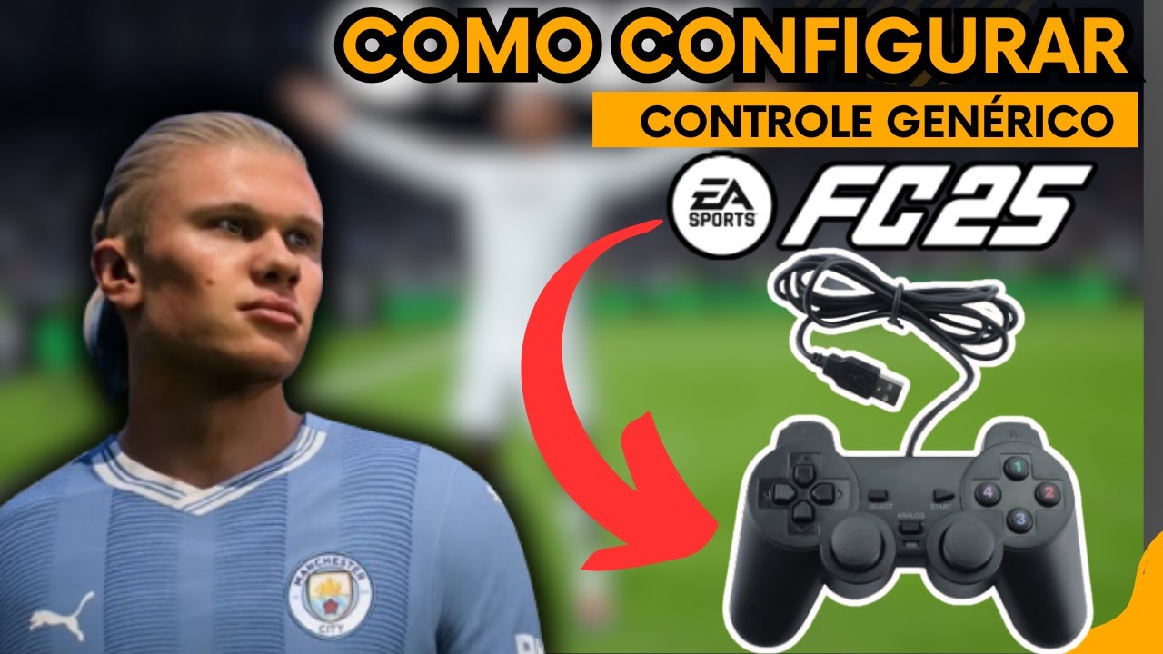 ✅ (RÁPIDO E FÁCIL) COMO CONFIGURAR CONTROLE GENÉRICO NO EA SPORTS FC 25 - FIFA 25 PC!