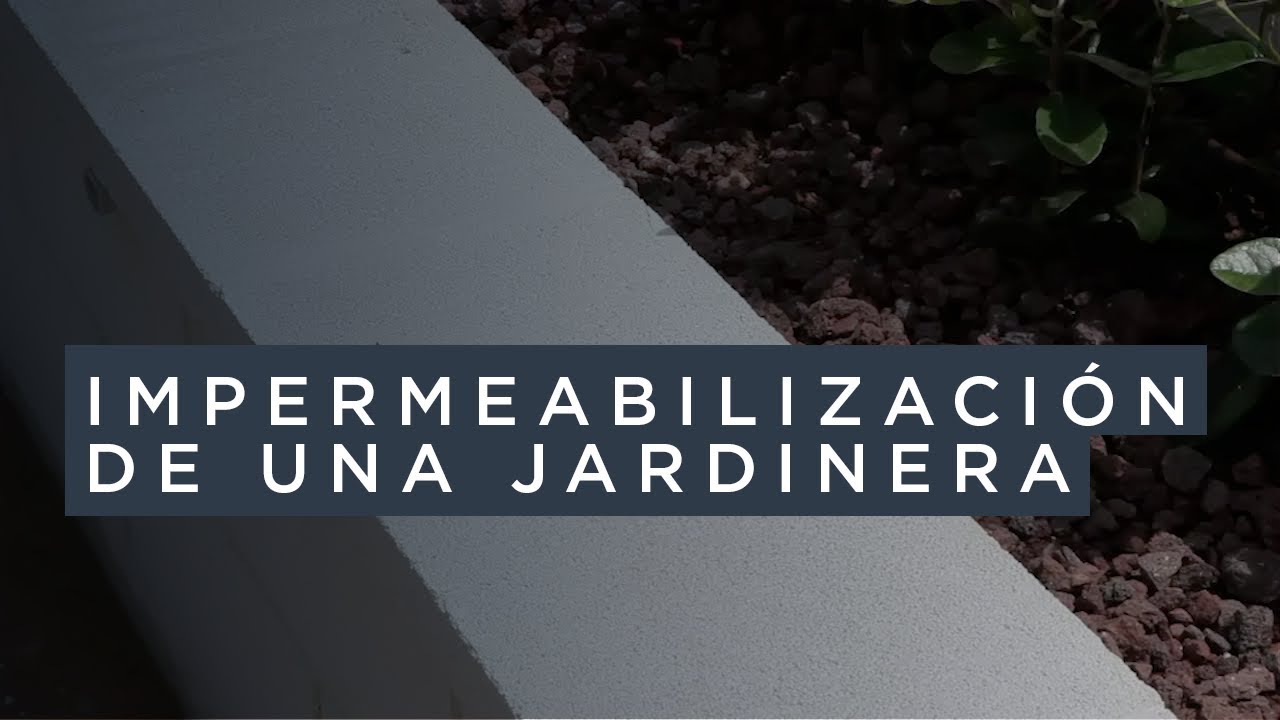 Impermeabilización de una jardinera - Baixens