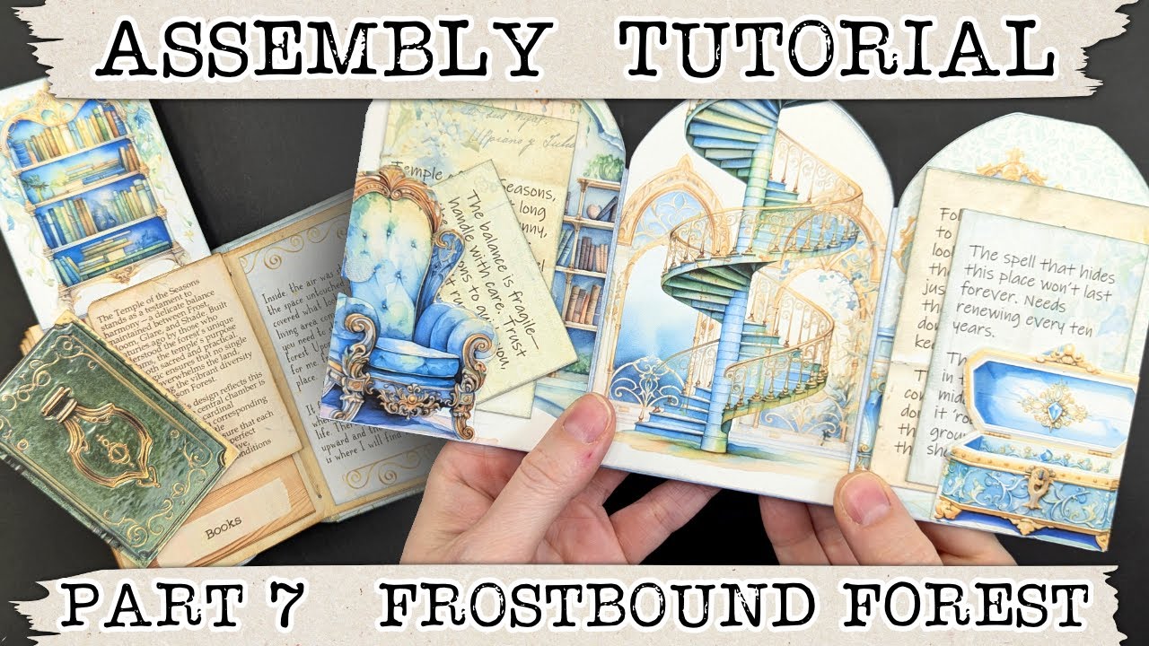 Frostbound Forest Part 7 | Junk Journal Style Project Kit with a Story!