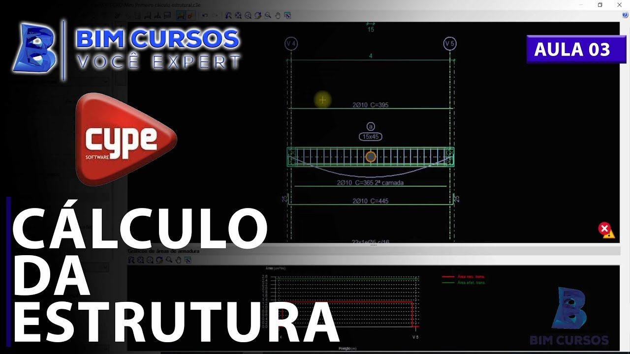 Curso de Cypecad 2019 - Aula  03 - Calculando a estrutura em BIM - BIM CURSOS