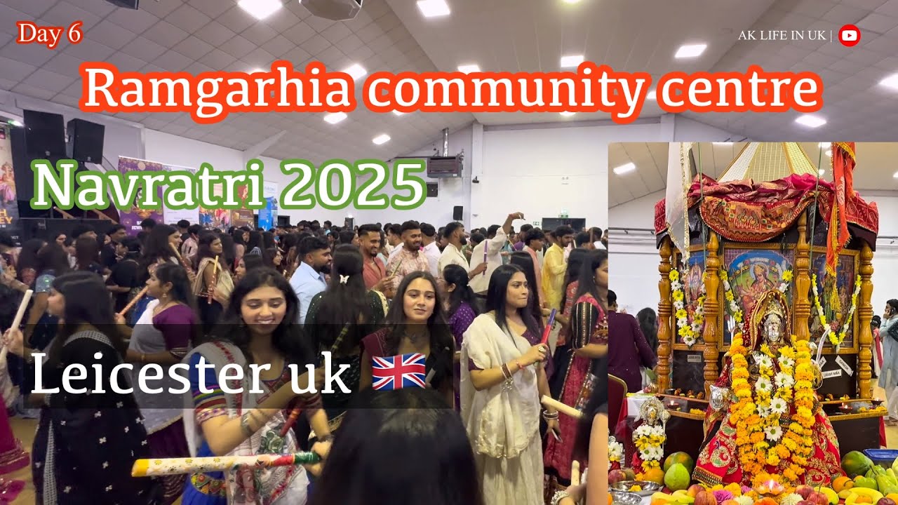 Ramgarhia leicester Navratri Garba Raas | Leicester Garba Raas | Dandiya Raas | Day 6 | 2025