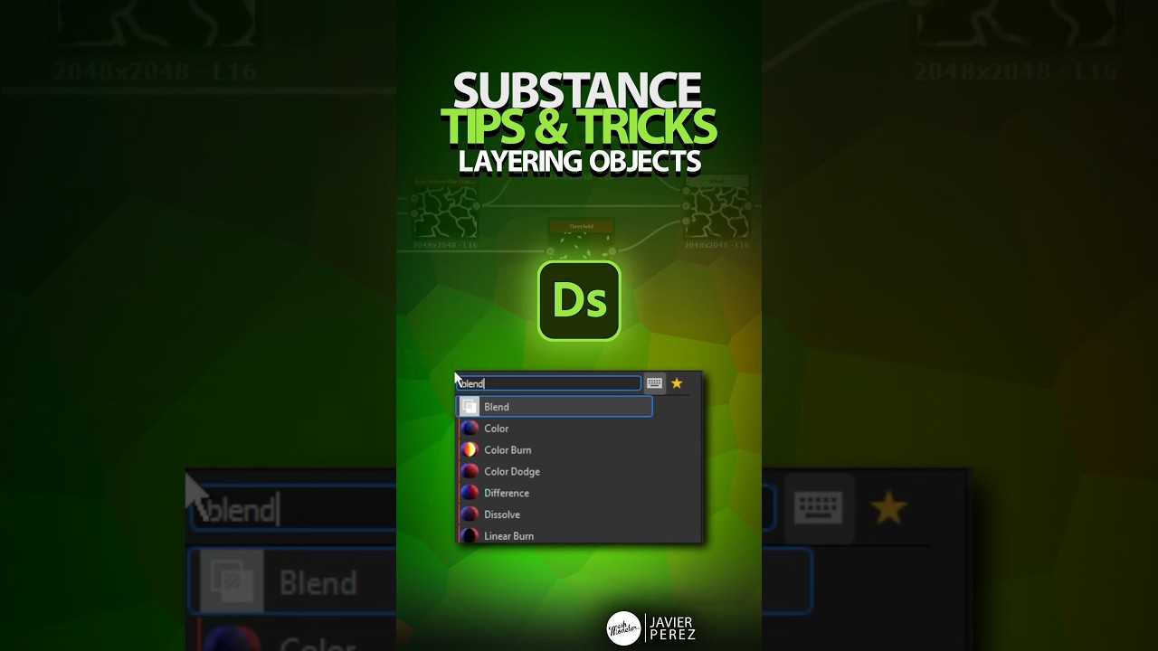 Substance Designer: Tips & Tricks - Layering Objects #3d #tutorial #3dart #substancedesigner