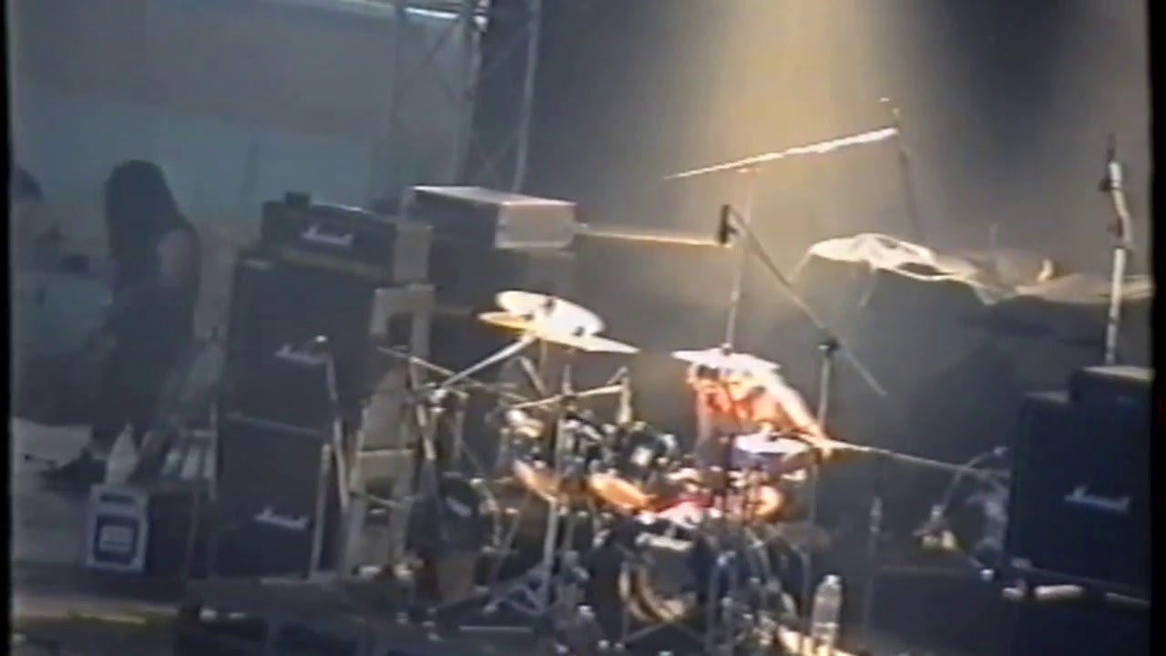 MASSACRE-Live Metalmania at Hala Baildon,Katowice,Poland 25 04 1992