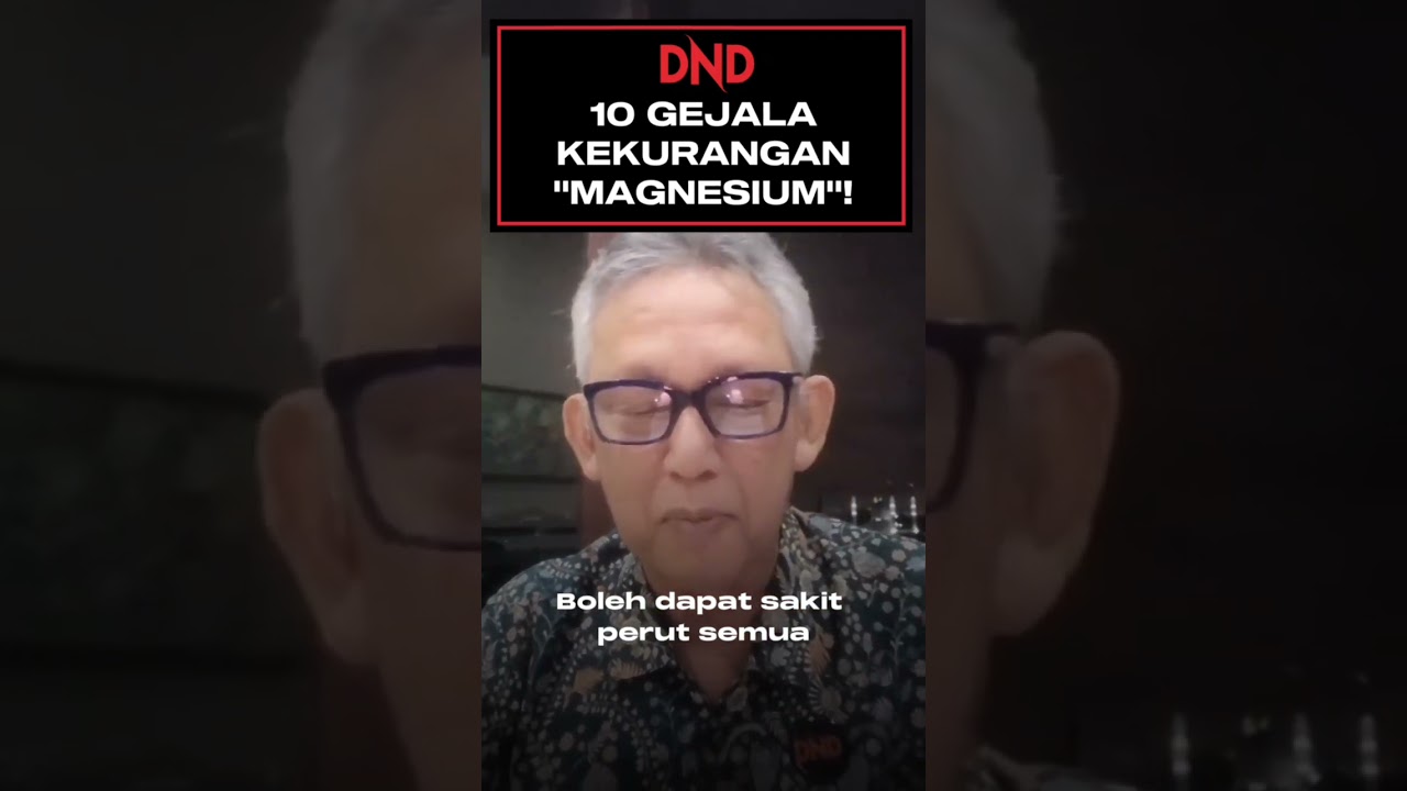 10 GEJALA KEKURANGAN MAGNESIUM