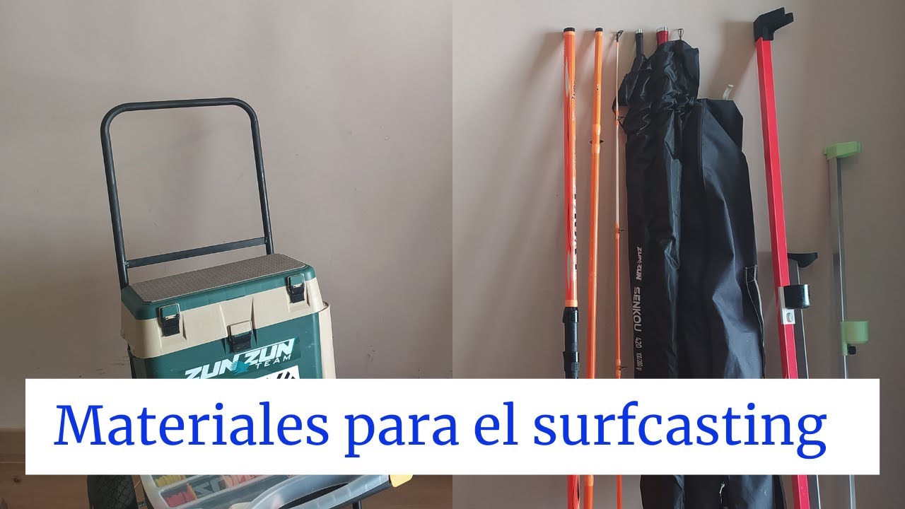 Materiales que se necesitan para iniciarse en el Surfcasting