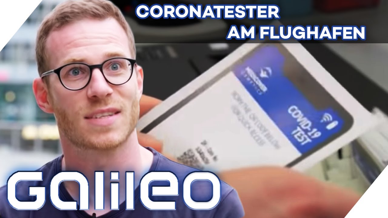 Pure Hektik beim Job als Coronatester am Flughafen | Galileo | ProSieben