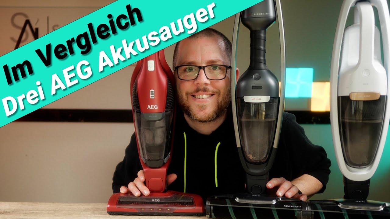 AEG QX7 vs. AEG QX9 vs. AEG CX7 - Drei Akku-Staubsauger von AEG im direkten Vergleich!