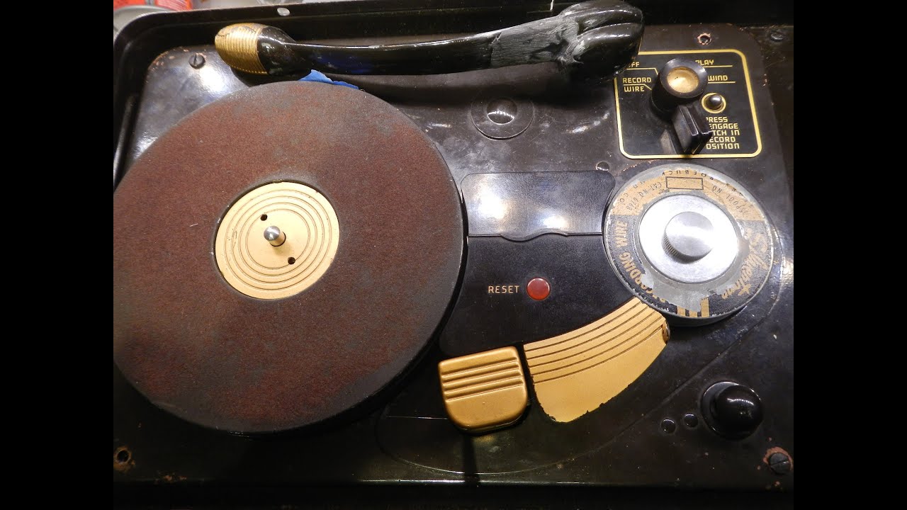 Wire spool from 1956