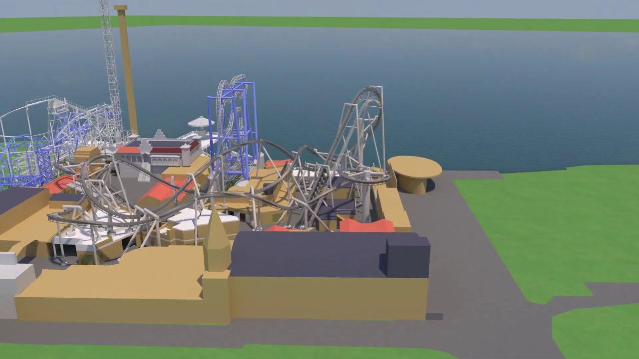 Monster Off-ride Gröna Lund B&M Inverted Roller Coaster New for 2021!