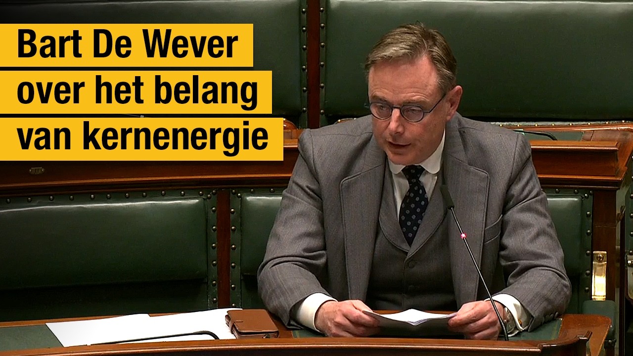 Bart De Wever over het belang van kernenergie