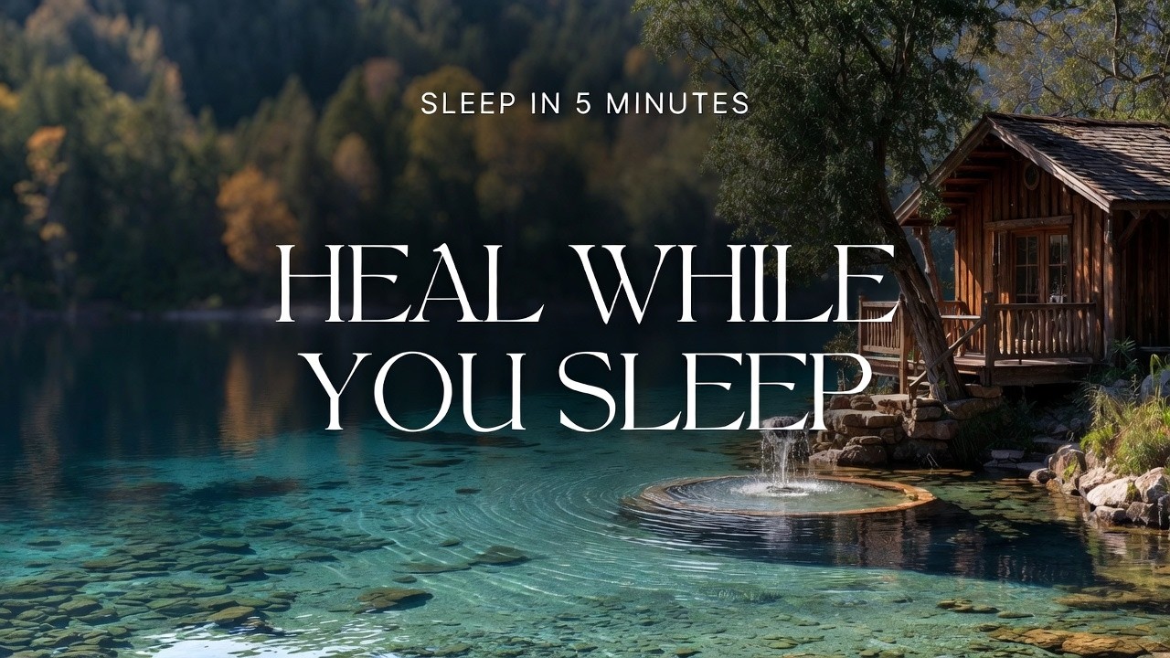 432Hz Sleep Music with Water Sounds 💙 Calm Mind & Deep Rest