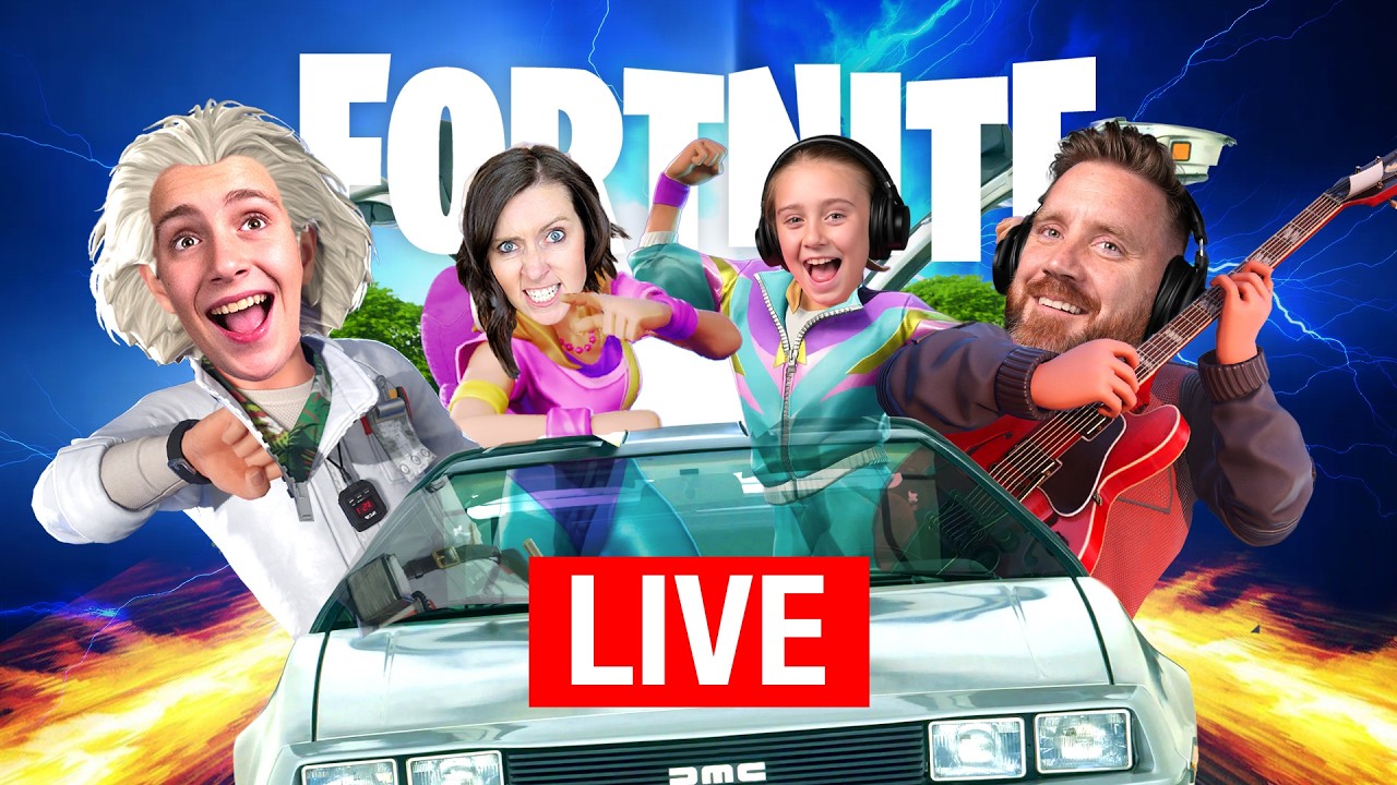 🔴 LIVE Fortnite Family Battle (with Q&A)