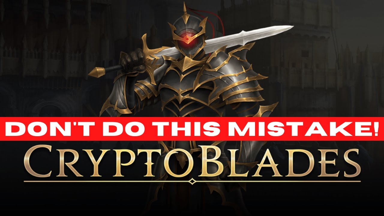 CryptoBlades: LEARN from this MISTAKE to SAVE more and SPEND LESS (BEGINNERS ERROR)