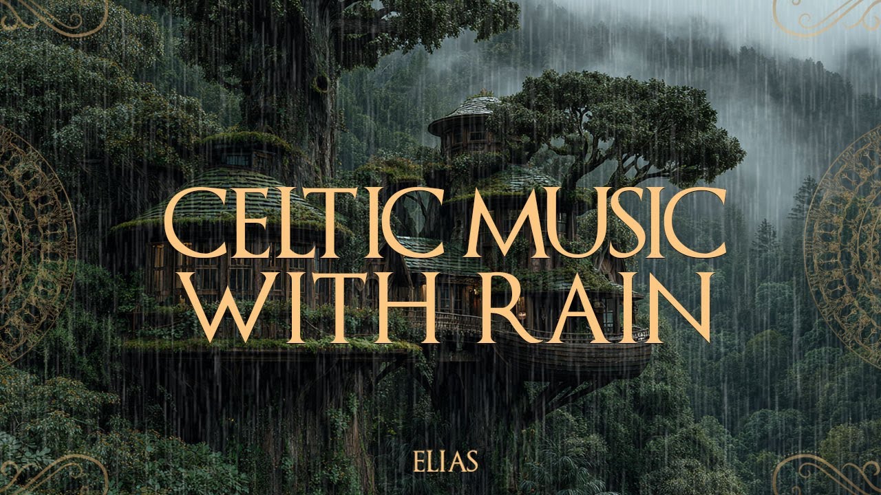 Medieval Celtic Music with Rain – Ancient Folk Atmosphere – Relaxation, Focus & Calm Mind