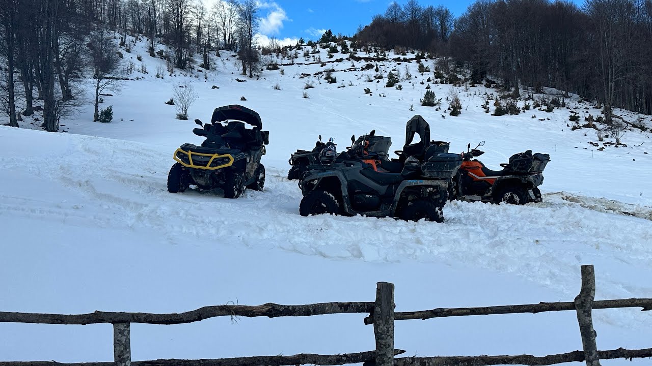 Can am / cf moto / snow / somthing new /skopje/ pepeljak.🚀🚀🚀🚀