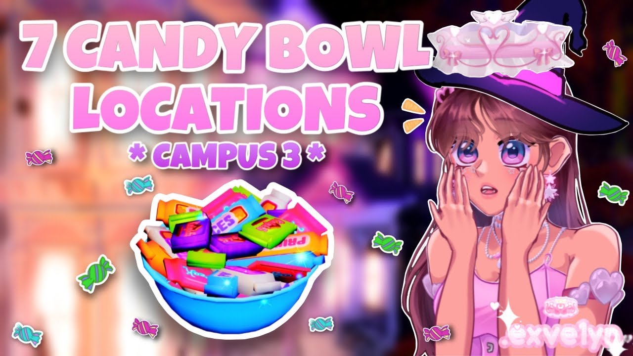 ALL CANDY BOWL LOCATIONS IN ROYALE HIGH 2023! 🍬🏰🤑 || ROYALLOWEEN 2023