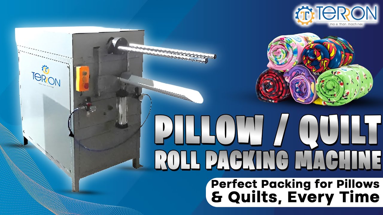 Quilt  Packing Machine | Roll Packing Machine | Quilts | Packing Machine | Terron India | Textile |