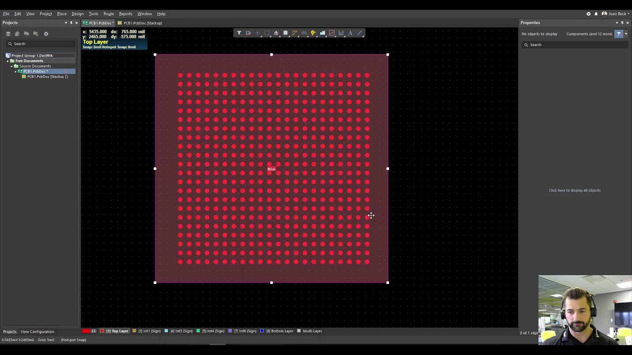 How to fanout a BGA - Altium Designer (AD20)