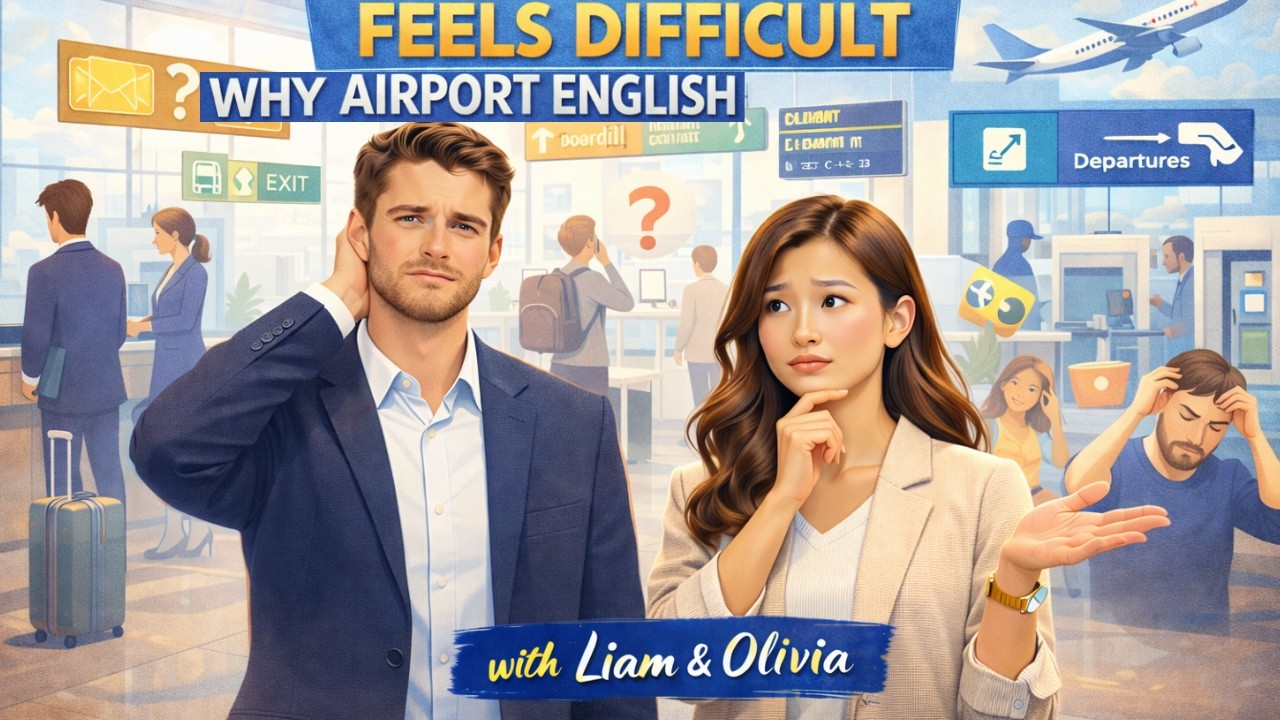 Why Airport English Feels Difficult (Even If You’re Fluent)