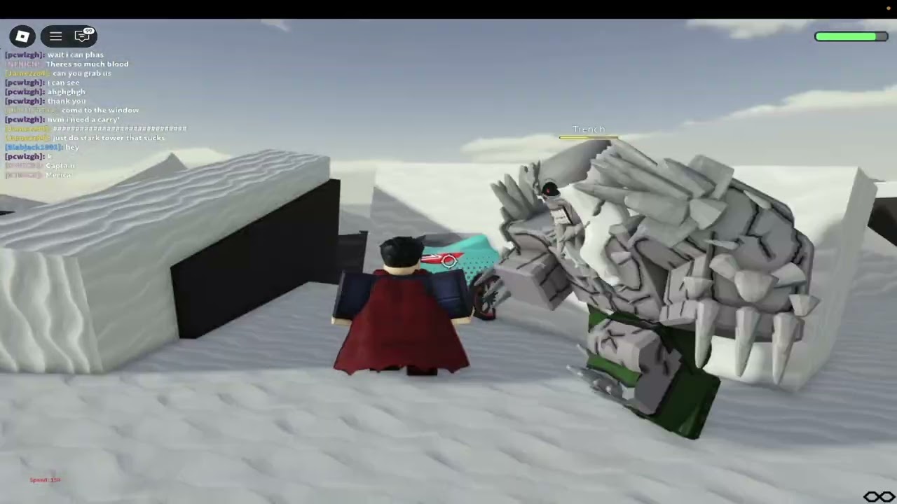 Superman vs Doomsday IN ROBLOX | Superman Showcase | ROBLOX Avenge