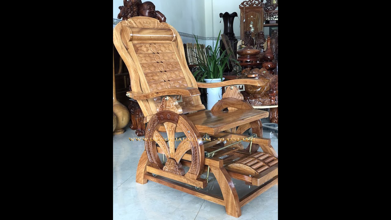 Ghế lười và mẫu ghế thư giãn bằng gỗ đẹp